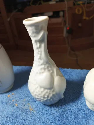 Juego de 4 jarrones de cerámica