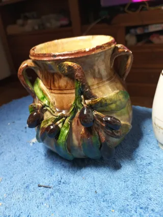 Juego de 4 jarrones de cerámica