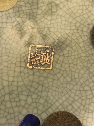 Scatola giapponese decorata con guerrieri a cavall