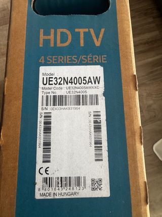 Samsung HD TV 32 4 Series