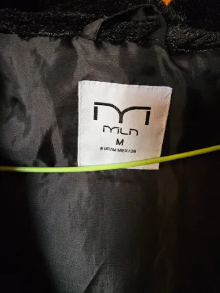 Chaquetón negro MLN