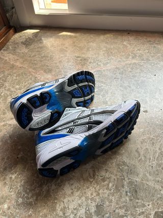 Zapatillas Asics Blancas y Azules