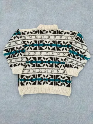 Maglione vintage IntiReimy - 100% lana hand knit