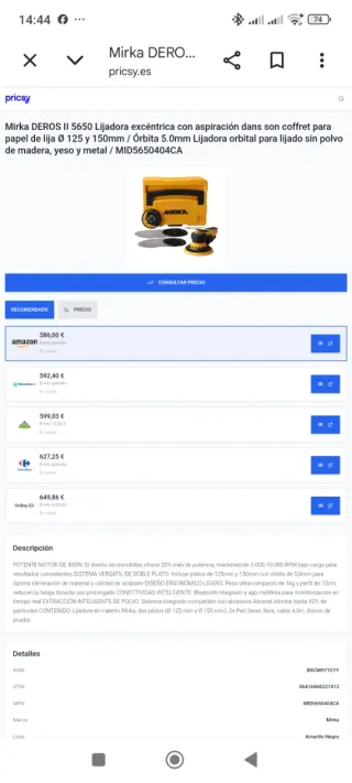 Mirka Lijadora Deros II 5650