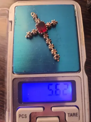 Antigua Cruz Oro y Plata