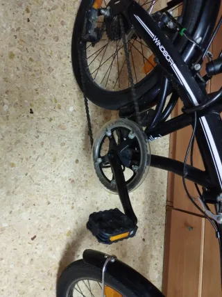 Bicicleta Plegable Bergsteiger Windsor Negra