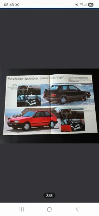 Catálogo Mazda 323 Formule 4