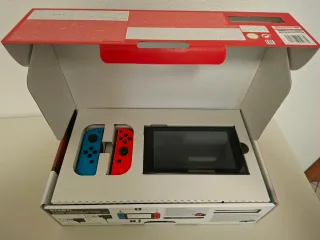 Nintendo Switch v1 2017  Blu/Rosso Completo