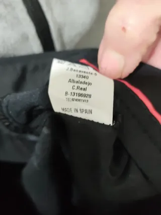 Pantalón MODAS MD DISEÑO Talla 52 Negro