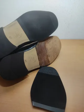 Scarpe eleganti uomo vera pelle di cervo n.42