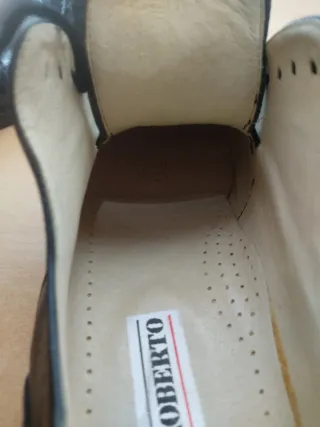 Scarpe eleganti uomo vera pelle di cervo n.42