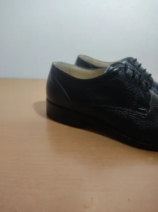 Scarpe eleganti uomo vera pelle di cervo n.42