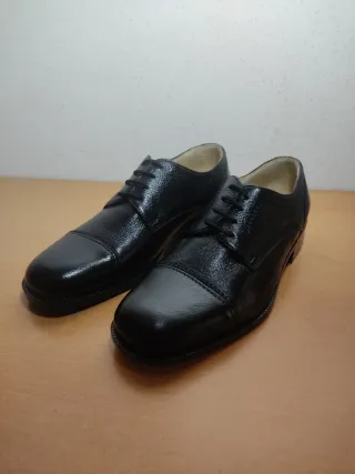 Scarpe eleganti uomo vera pelle di cervo n.42