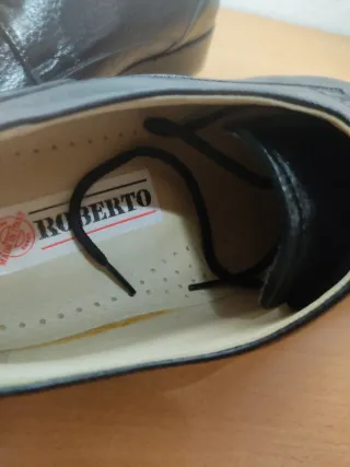 Scarpe eleganti uomo vera pelle di cervo n.42