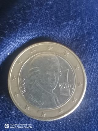 Moneta 1 Euro 2008 MOZAR