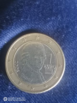 Moneta 1 Euro 2008 MOZAR
