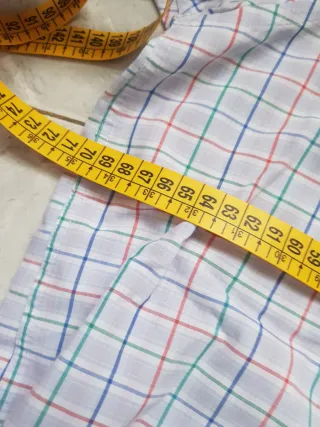 Camisa Renoir Manga Corta Talla M Cuadros