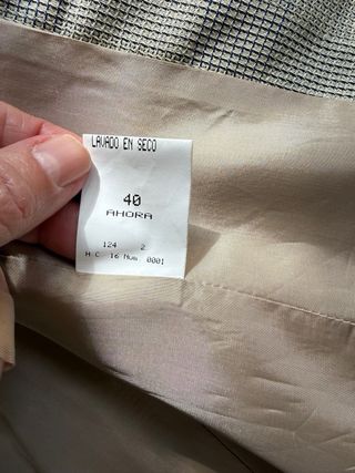 Chaqueta Lasserre cuadros