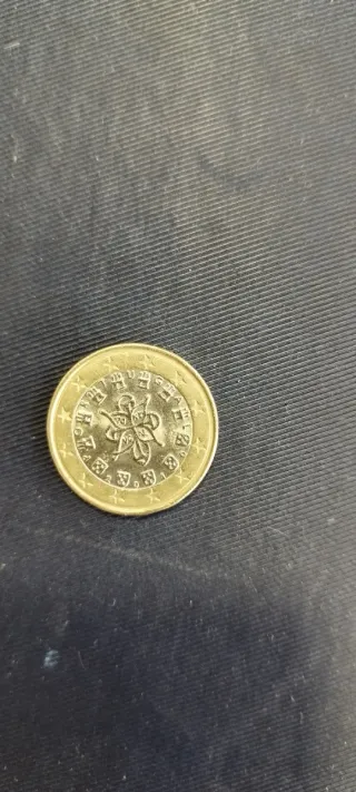 Moneta 1 Euro Portogallo 2010
