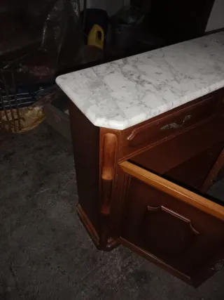 Cajonera Madera y Mármol