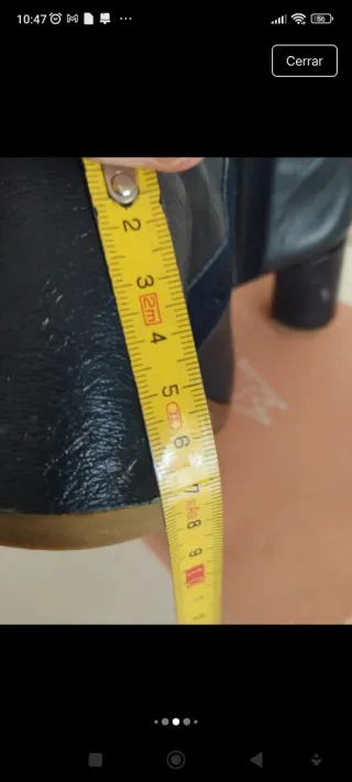 Botines de Piel azul marino