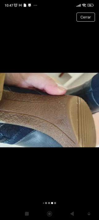 Botines de Piel azul marino