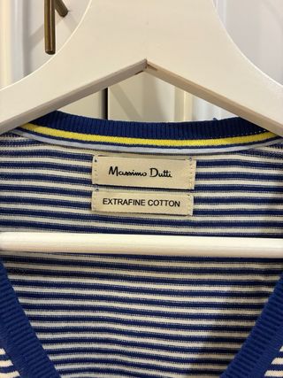 Jersey Massimo Dutti Rayas Azul Talla M