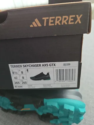 Adidas Terrex Skychaser AX5 GTX Negro/Verde Gorex