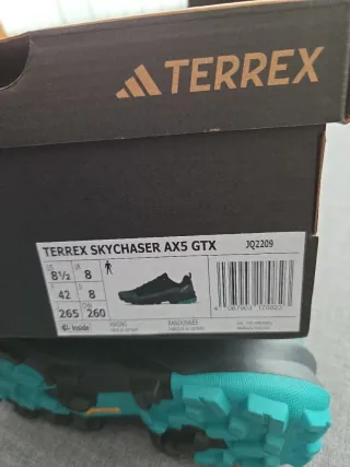 Adidas Terrex Skychaser AX5 GTX Negro/Verde Gorex
