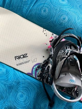 Tabla Snowboard Chica con Fijaciones