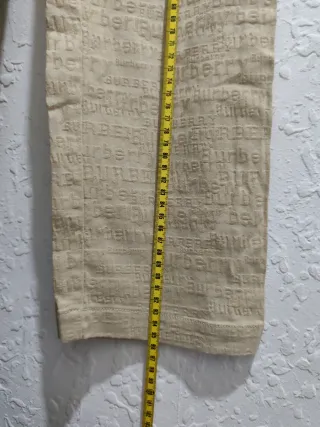 Pantalón Burberry Mujer Talla 40 Beige