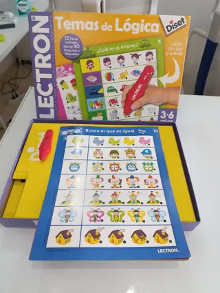 Juego Lectron Temas de Lógica Diset 3-6 años