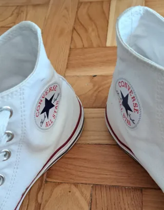 Botines Converse All Stars Blancos Talla 39