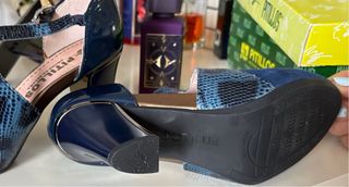 Zapatos Pitillos Salón Azul