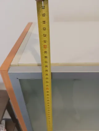 Mueble Platero Cocina Naranja y Blanco