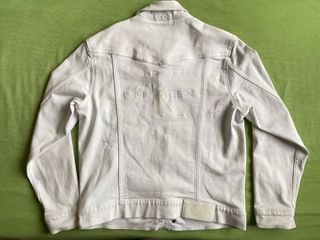 Giacca Denim Calvin Klein Jeans Bianca