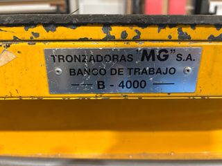 Mesa de trabajo extensible aluminio y PVC