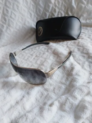 M1051 Ray-Ban RB3392 Mascherina Argento Nero grand