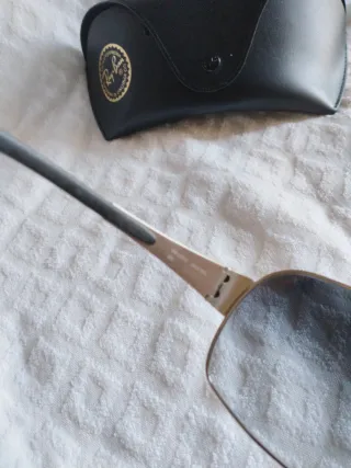 M1051 Ray-Ban RB3392 Mascherina Argento Nero grand