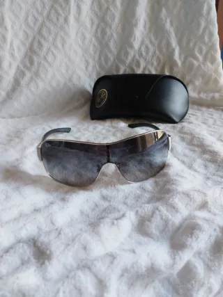 M1051 Ray-Ban RB3392 Mascherina Argento Nero grand