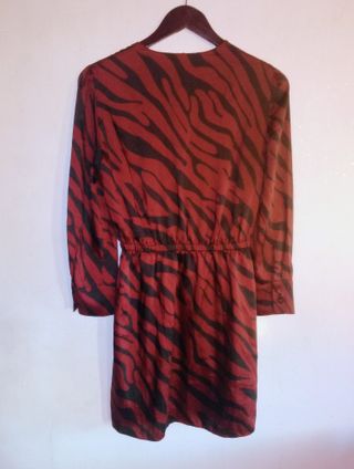 Vestido Zara Animal Print Talla S