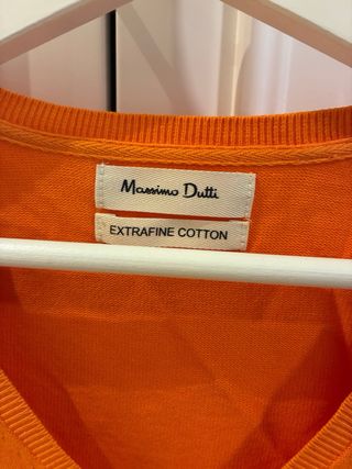 Jersey fino naranja perfecto primaverMassimo Dutti