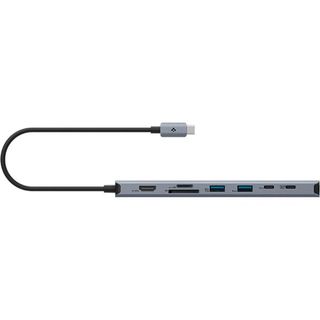 Hub USB-C Spigen 9-en-1 4K HDMI SD