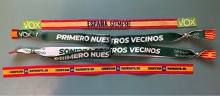 Pulsera VOX España Siempre 10 eur/ud