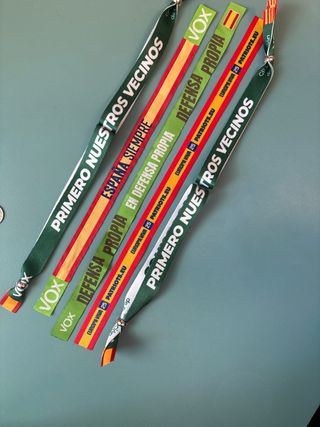 Pulsera VOX España 10 eur/ud