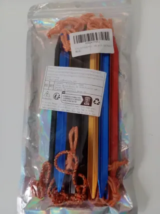 Piquetas de aluminio 18 cm (pack 12)