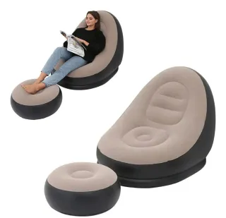 Sillón Inflable con Reposapiés