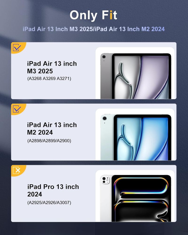 TiMOVO Funda para Nuevo iPad Air 13 Pulgadas(M3/M2 afbeelding 2
