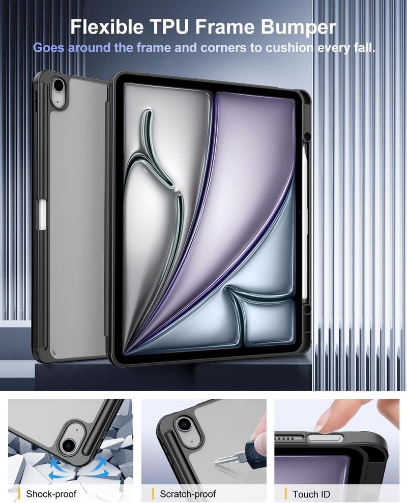 TiMOVO Funda para Nuevo iPad Air 13 Pulgadas(M3/M2 afbeelding 3
