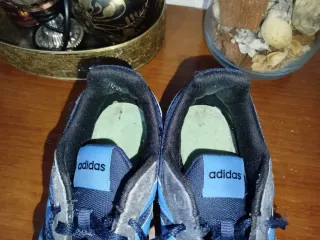 Zapatillas Adidas Azul y Gris
